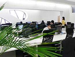 サイブリッジ社内